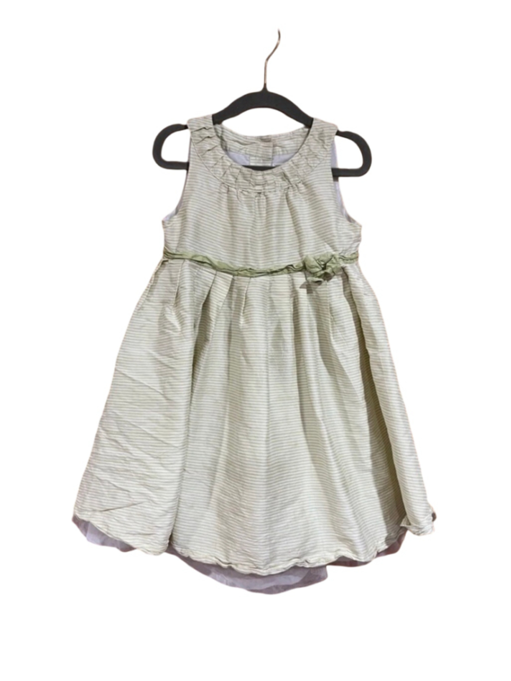 Janie and Jack Girls 4T Silk Stripe Special Occasion Flower Girl Dress